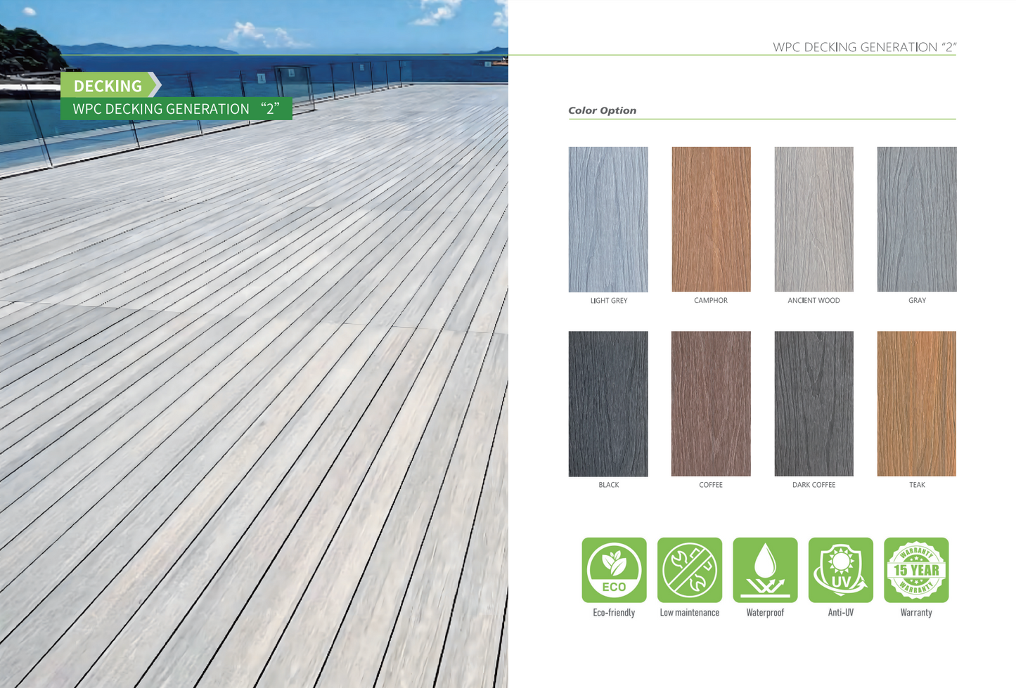 WPC DECKING GENERATION "2'