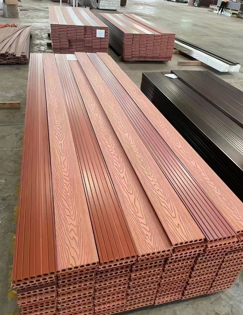 WPC 3D EMBOSSING DECKING