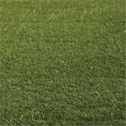 Artificial Turf Interlocking Floor Tiles, 12 in x 12 in (20 Tiles per Pack)