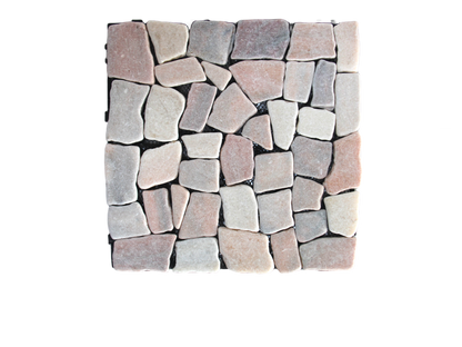 Cobblestone Interlocking Floor Tiles, 12 in x 12 in (8 Tiles per Pack)