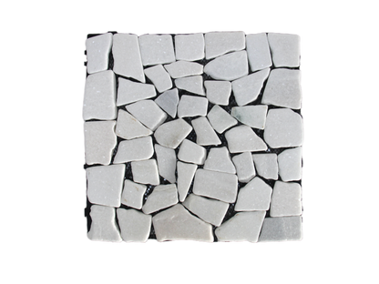 Cobblestone Interlocking Floor Tiles, 12 in x 12 in (8 Tiles per Pack)