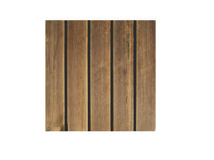 Solid Wood Carbonized Interlocking Floor Tiles, 12 in x 12 in (30 Tiles per Pack)